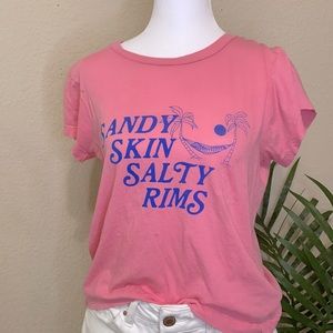 Sandy Skin Wildfox Graphic Tee